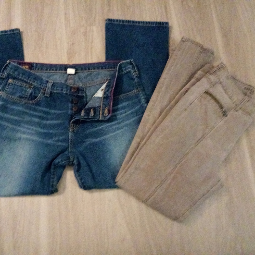 Abercrombie button fly jeans & AEO Jegging SZ-10